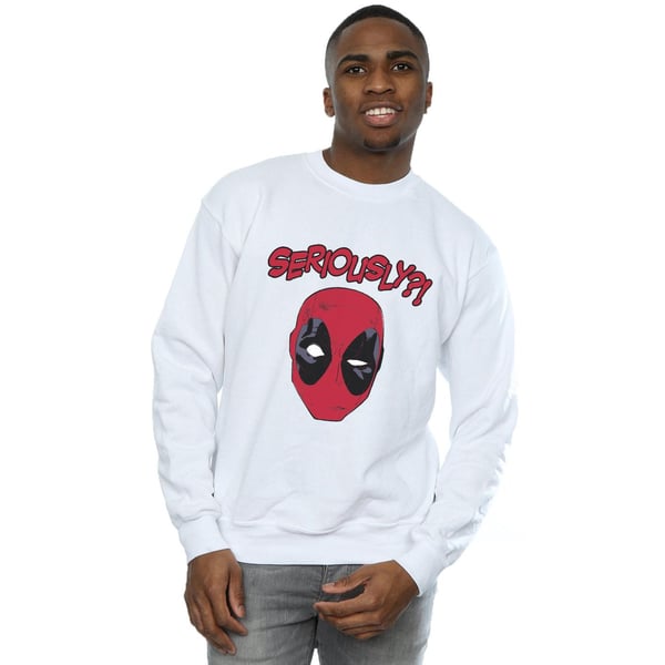 Marvel Mens Deadpool Seriously Sweatshirt