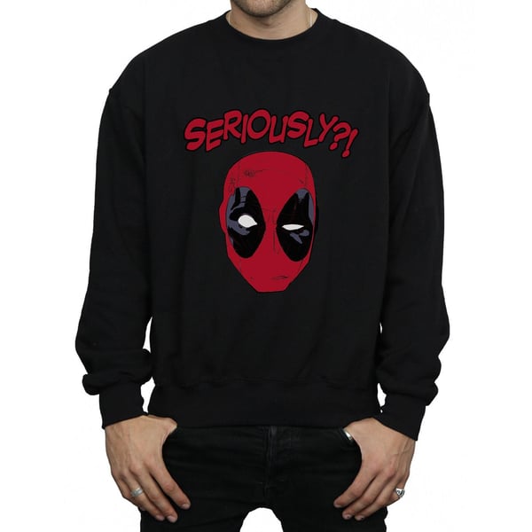 Marvel Mens Deadpool Seriously Sweatshirt