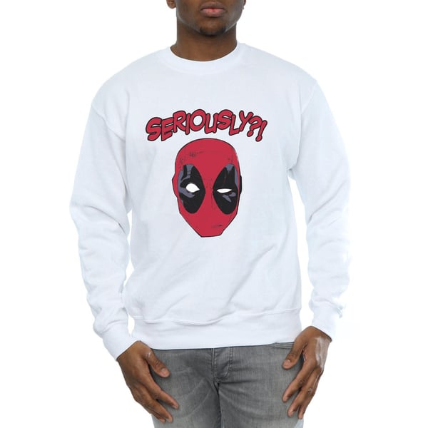 Marvel Mens Deadpool Seriously Sweatshirt