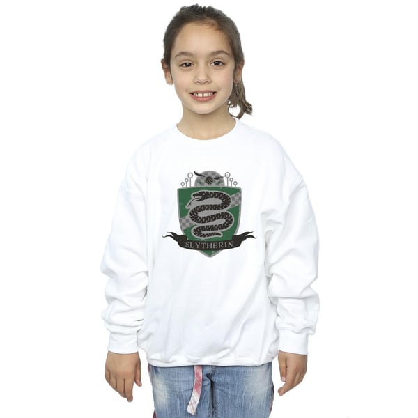 Harry Potter Girls Slytherin Chest Badge Sweatshirt