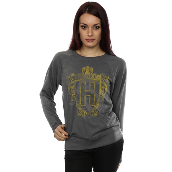 Harry Potter Womens/Ladies Hufflepuff Badger Crest Sweatshirt