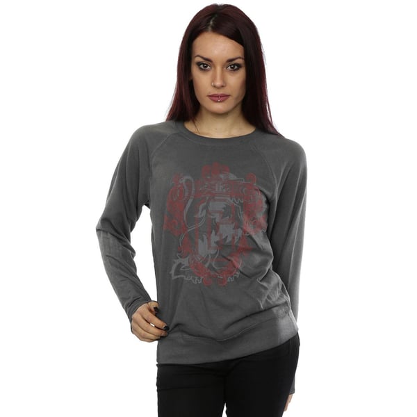 Harry Potter Womens/Ladies Gryffindor Lion Crest Sweatshirt