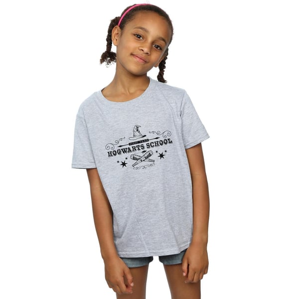Harry Potter Girls Hogwarts First Year Cotton T-Shirt