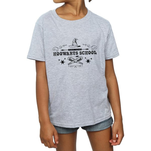 Harry Potter Girls Hogwarts First Year Cotton T-Shirt