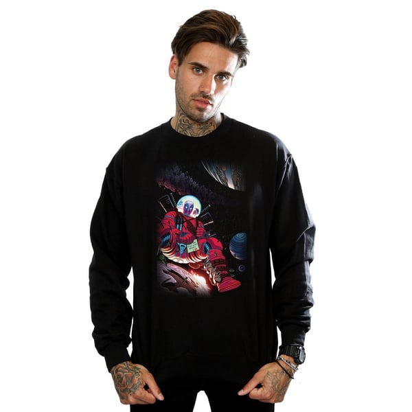 Marvel Miesten Deadpool Astronautti Collegepaita