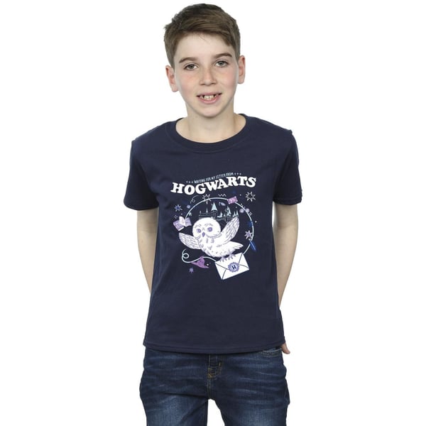 Harry Potter Boys Owl Letter From Hogwarts T-Shirt