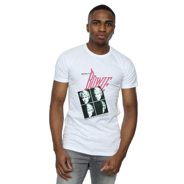 David Bowie Mens Serious Moonlight Tour 83 T-Shirt