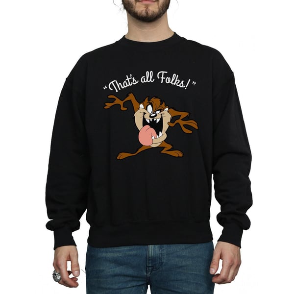 Looney Tunes Mens That´s All Folks Taz Sweatshirt