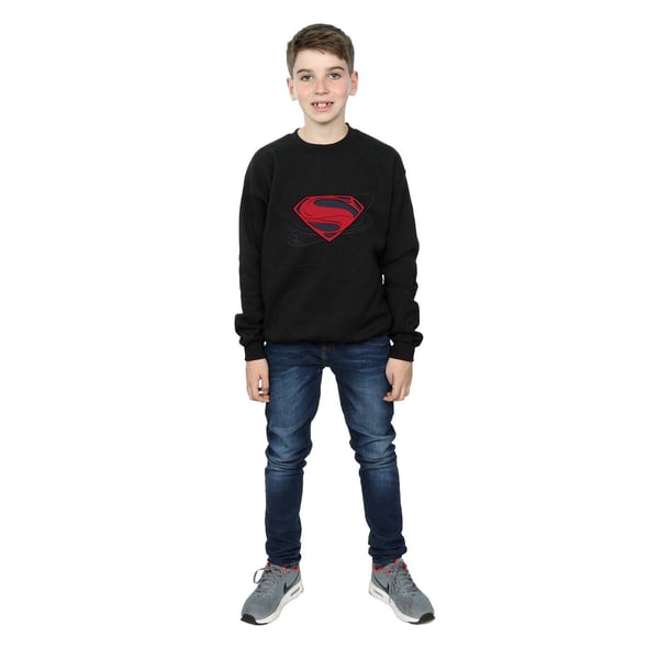 DC Comics Boys Justice League Movie Superman Logo Sweatshirt