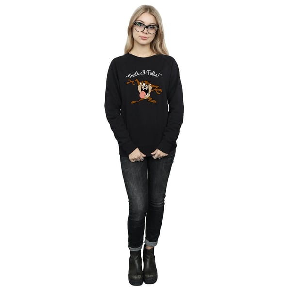 Looney Tunes Womens/Ladies That´s All Folks Taz Sweatshirt