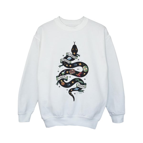 Harry Potter Girls Slytherin Sketch Sweatshirt