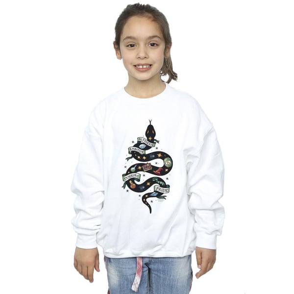 Harry Potter Girls Slytherin Sketch Sweatshirt