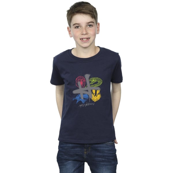 Harry Potter Poikien Emblems H Spray T-paita
