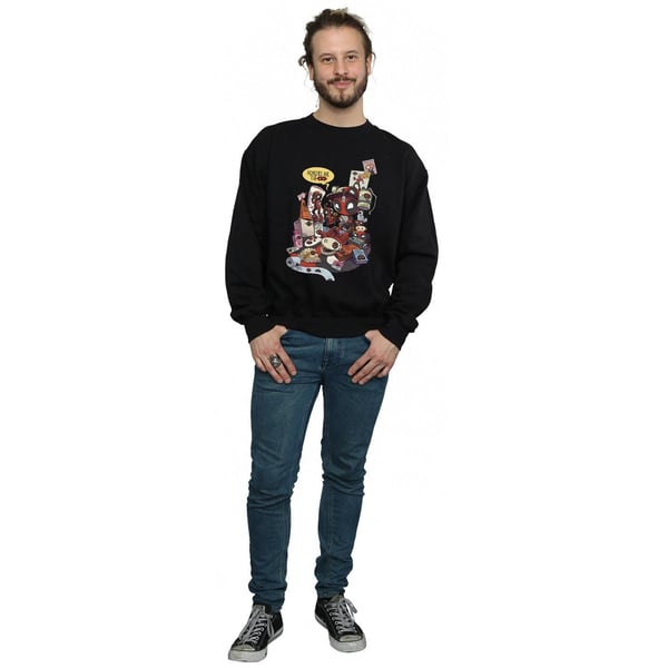Marvel Miesten Deadpool Merchandise Royalties -collegepaita