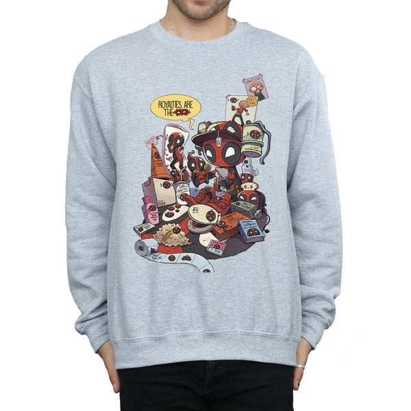 Marvel Miesten Deadpool Merchandise Royalties -collegepaita