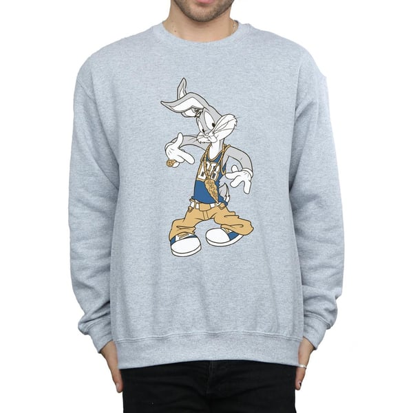 Looney Tunes Mens Rapper Bugs Bunny Sweatshirt