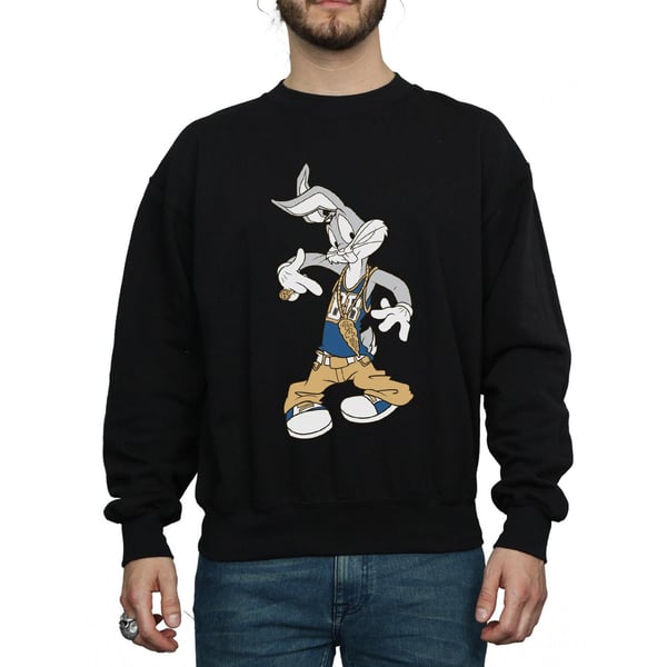 Looney Tunes Mens Rapper Bugs Bunny Sweatshirt