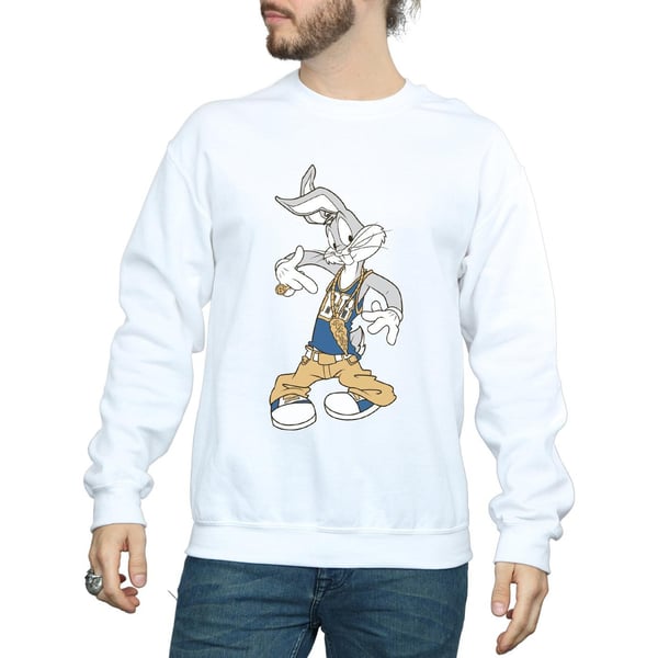 Looney Tunes Mens Rapper Bugs Bunny Sweatshirt