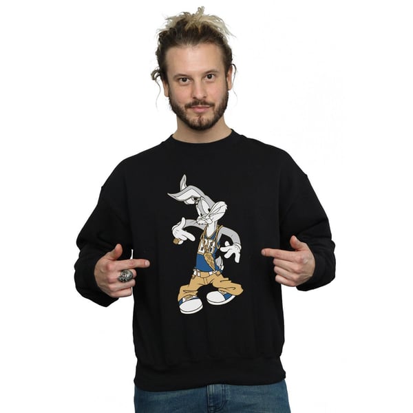 Looney Tunes Mens Rapper Bugs Bunny Sweatshirt