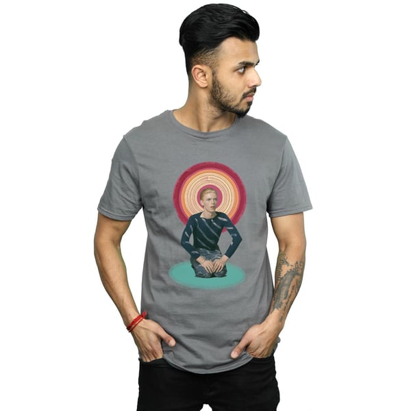 David Bowie Mens Kneeling Halo T-Shirt