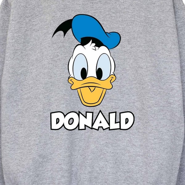 Disney Boys Donald Duck Face Sweatshirt