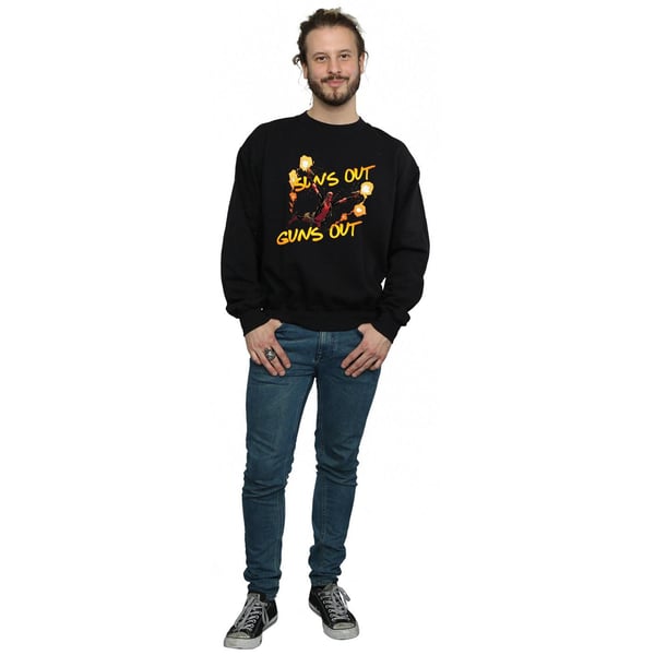 Marvel Mens Deadpool Sun´s Out Guns Out Sweatshirt