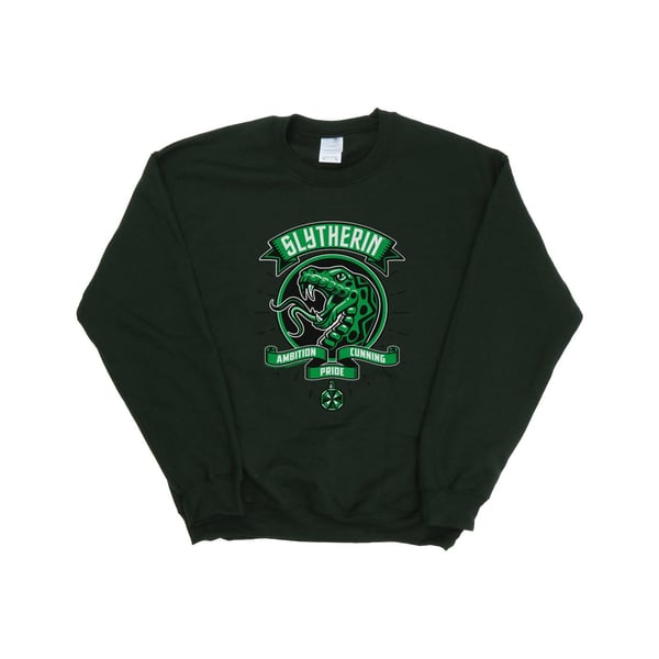 Harry Potter Womens/Ladies Slytherin Toon Crest Sweatshirt