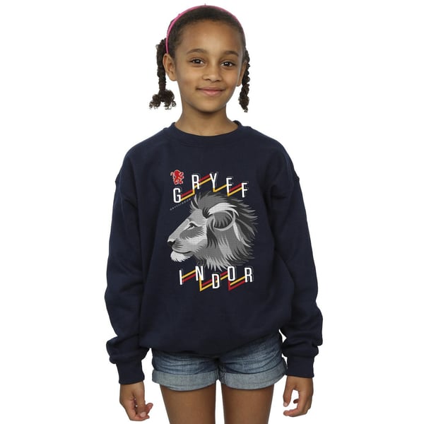 Harry Potter Girls Gryffindor Lion Icon Sweatshirt