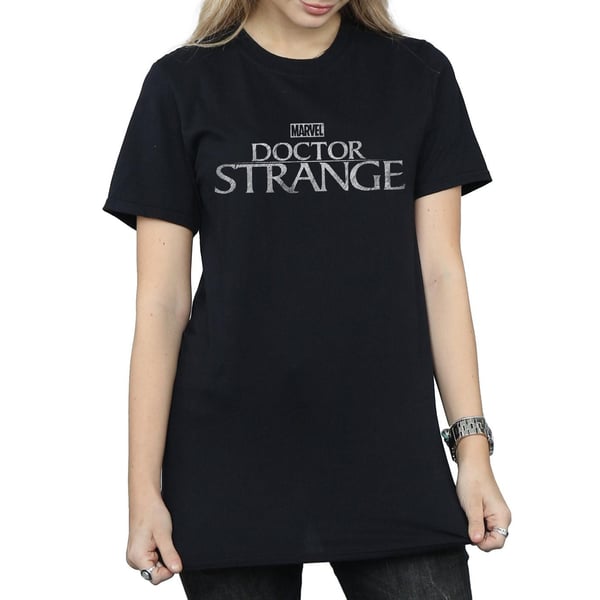 Marvel Womens/Ladies Doctor Strange Logo Cotton Boyfriend T-Shirt