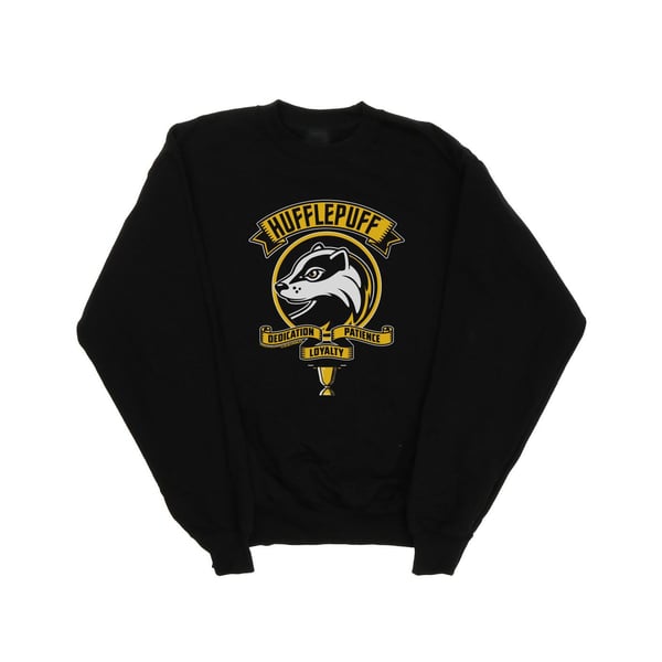 Harry Potter Womens/Ladies Hufflepuff Toon Crest Sweatshirt