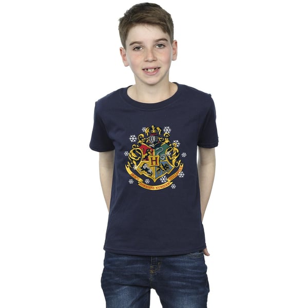 Harry Potter Boys Christmas Crest T-Shirt