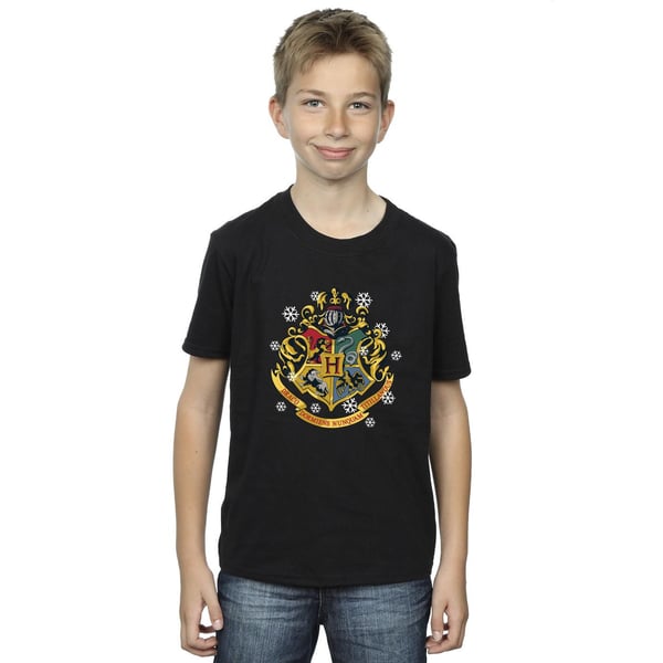 Harry Potter Boys Christmas Crest T-Shirt