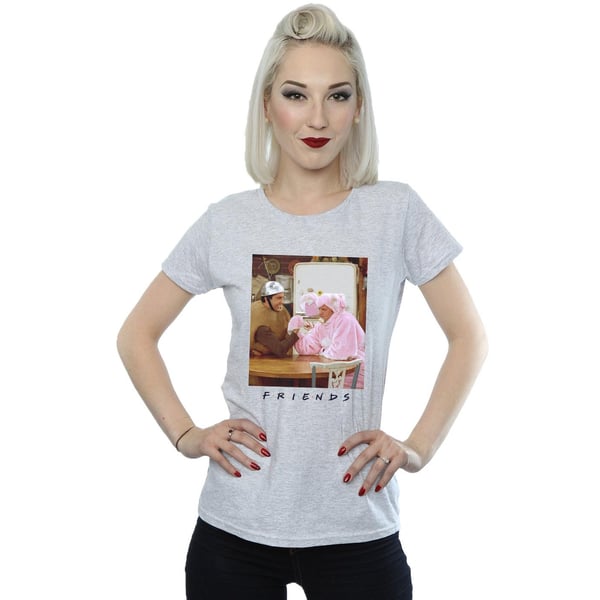Friends Womens/Ladies Ross And Chandler Arm Wrestling Cotton T-Shirt