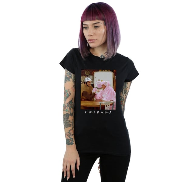 Friends Womens/Ladies Ross And Chandler Arm Wrestling Cotton T-Shirt