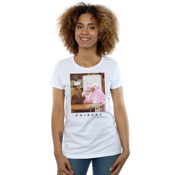 Friends Womens/Ladies Ross And Chandler Arm Wrestling Cotton T-Shirt