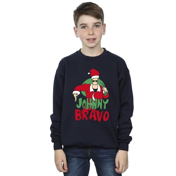 Johnny Bravo Boys Johnny Christmas Sweatshirt