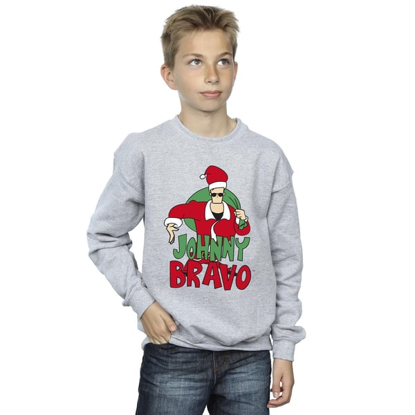 Johnny Bravo Boys Johnny Christmas Sweatshirt