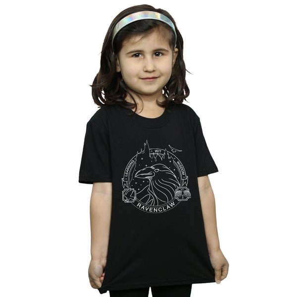 Harry Potter Girls Ravenclaw Seal Cotton T-Shirt