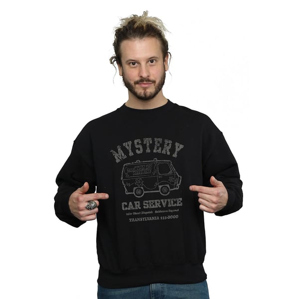 Scooby Doo Mens Mystery Car Service Sweatshirt