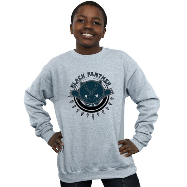 Marvel Boys Kawaii Black Panther Pounce Sweatshirt