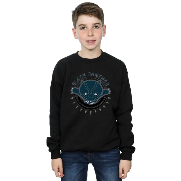 Marvel Boys Kawaii Black Panther Pounce Sweatshirt