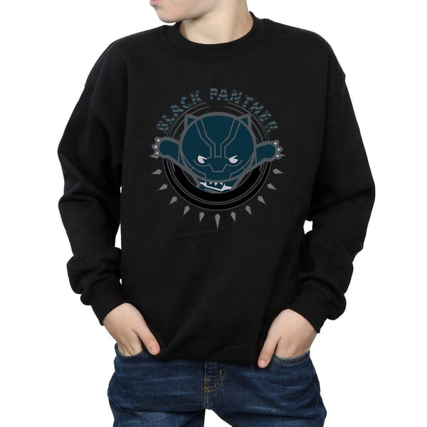 Marvel Boys Kawaii Black Panther Pounce Sweatshirt