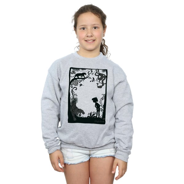Disney Girls The Jungle Book Silhouette Poster Sweatshirt