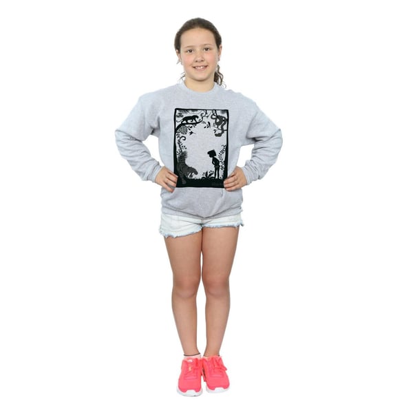 Disney Girls The Jungle Book Silhouette Poster Sweatshirt