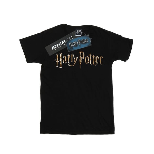 Harry Potter Girls Full Colour Logo Cotton T-Shirt