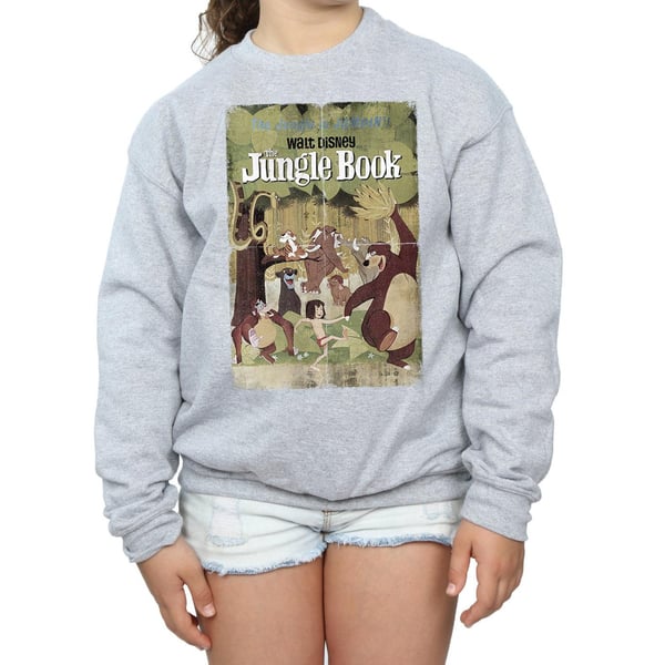 Disney Girls The Jungle Book Retro Poster Sweatshirt