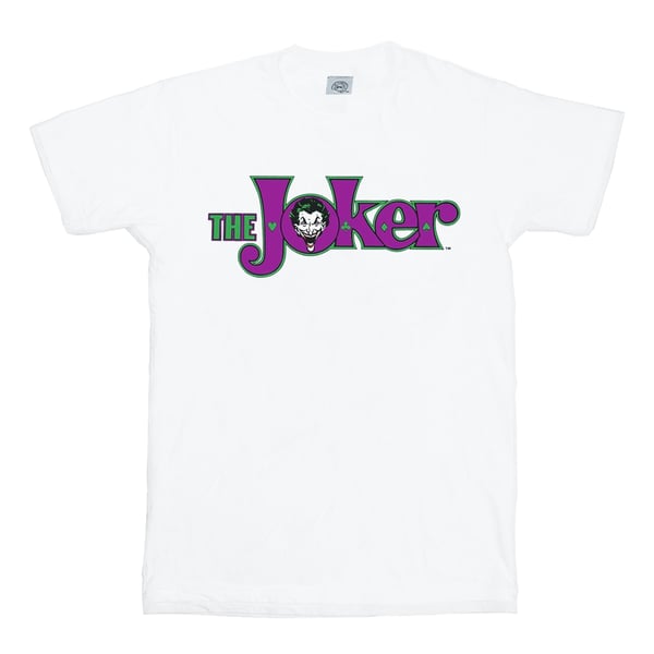 DC Comics Herr T-shirt med The Joker Textlogga