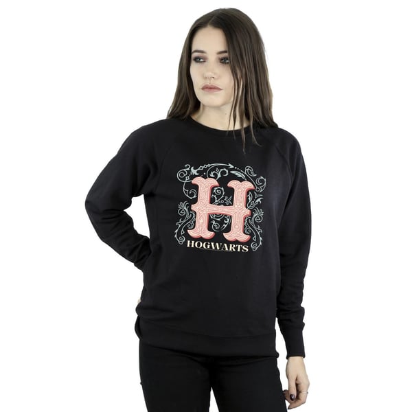 Harry Potter Womens/Ladies Flowers H Sweatshirt