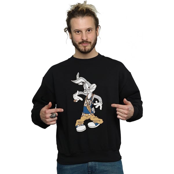 Looney Tunes Mens Rapper Bugs Bunny Sweatshirt
