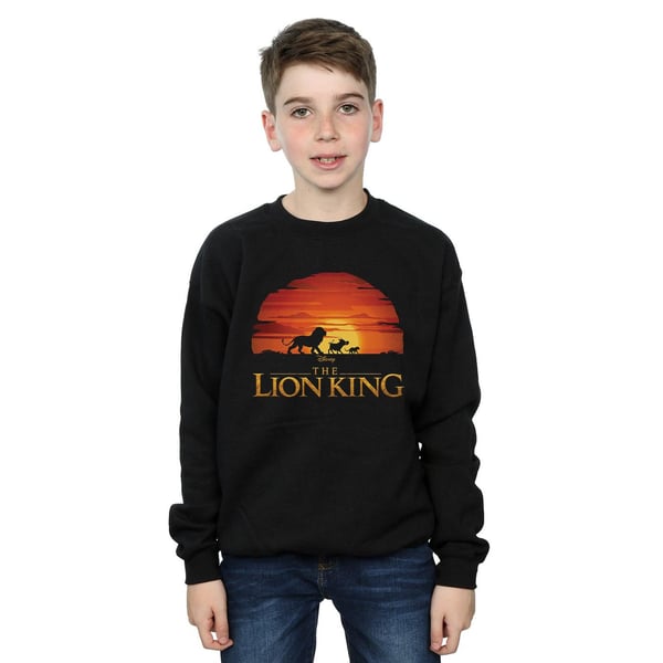 Disney Boys The Lion King Movie Sunset Logo Sweatshirt